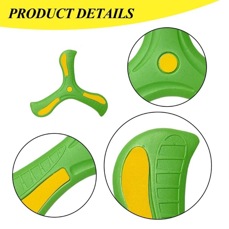 Children’s Boomerangs Toy Colorful EVA Safe Flying Toy for Outdoor Fun and Family Activity Throwing Game Beach Toy