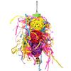 5Pcs/lot Bird Parrot Toy Set Colorful Shredder Foraging Assorted Hanging Cage Bird Chewing Rack Toys Pet Parrot Molar Bite Toy