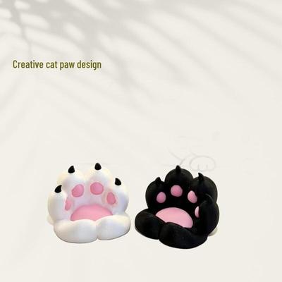 Adorable Cat Paw Phone Holder - Cartoon Desktop Ornament & Dorm Binge-Watching Gift