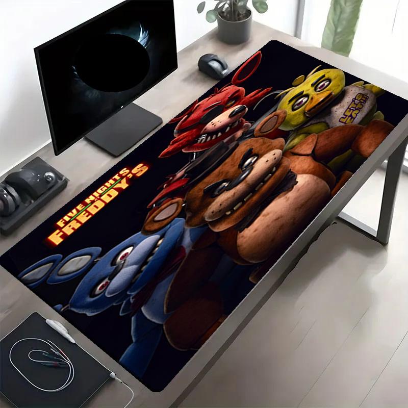 Ποντικοουαλί Five Nights at Freddy's, Αντιολισθητικό Χαλάκι Επιφάνειας για Πληκτρολόγιο PC Laptop, για Gaming Εργασία Καθημερινή Χρήση, Δροσερό Δώρο Έκπληξη για Γιορτές