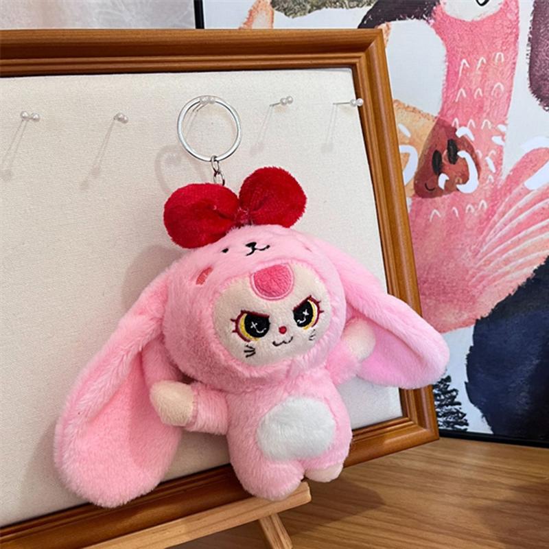 

Милі Дитячі Плюшеві Ляльки Три Червоні Вузлики Іграшка Брелок Підвіска Прикраса Підвіски для Рюкзака Подарунок