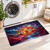 Flannel Kitchen Mat Manchester United Soft Area Rug Non Slip Floor Carpet Home Decoration