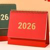 Stable Base 2026 Desktop Calendar Writable Memo Standing Flip Calendar  Time Management