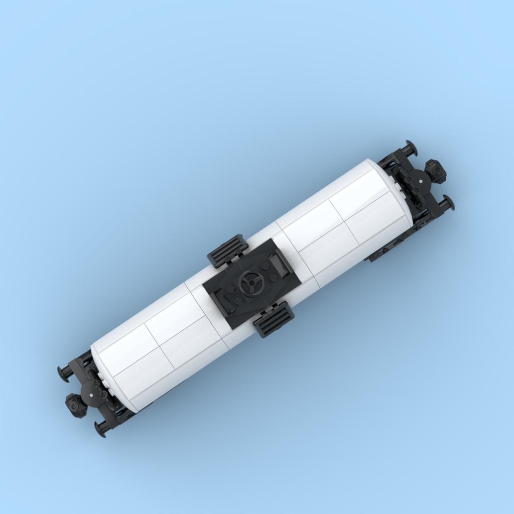 NUOVO MOC Città Industriale Octan Carro Cisterna Treno Modello Idee Creative Pista Blocchi da Costruzione Mattoni Fai da Te Giocattolo per Bambini Regalo di Compleanno