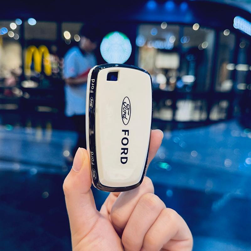 TPU Car Key Case Shell Fob For 2017-2022 Ford Fusion F150 F250 F350 F450 F550 Edge Explorer Escape Mustang Lincoln MKZ MKC MKX