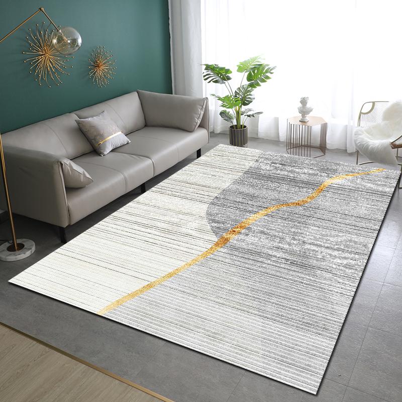 

Modern Simple Area Rug Machine Washable Non Slip Carpet for Living Room Coffee Table Bedroom Bedside Soft Comfortable 60*90cm