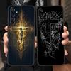 Cross Pattern Element Design Case For Realme C67 C63 C55 C53 C35 C25 C21 GT 2 3 5 6 10 11 12 13 Pro Plus 5G Soft TPU Phone Cover