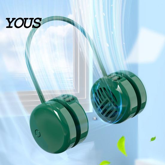 Neck Fan with Rechargeable Battery Portable Fan, Hands Free Wearable Personal 3 Speeds, Cooling for Hot Weather Mini 360 Degree Adjustable