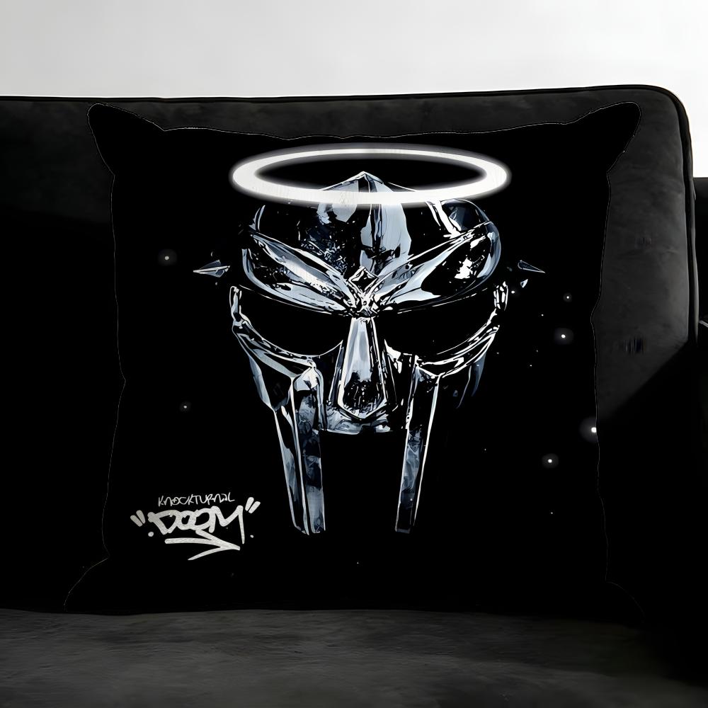 MF DDoom MadlibB Singer Cushion Cover Pillowcase Ultra Soft Skin Friendly Fabric Cloud Like Comfort Concealed Zipper
