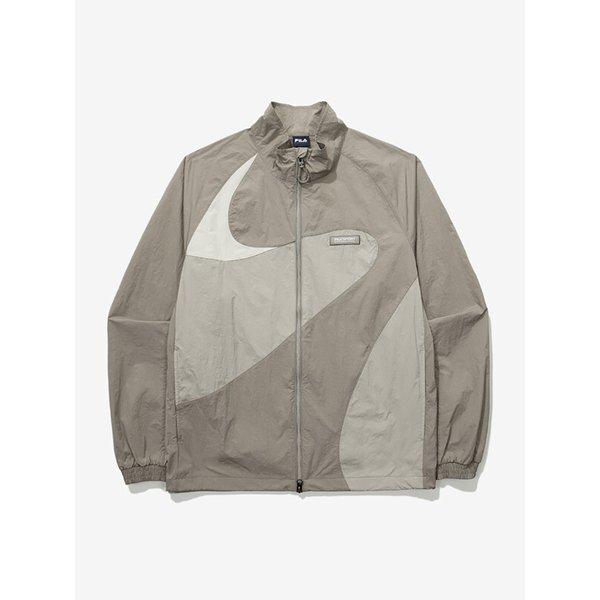 Fila Windbreaker With Crinkle Curved Design
