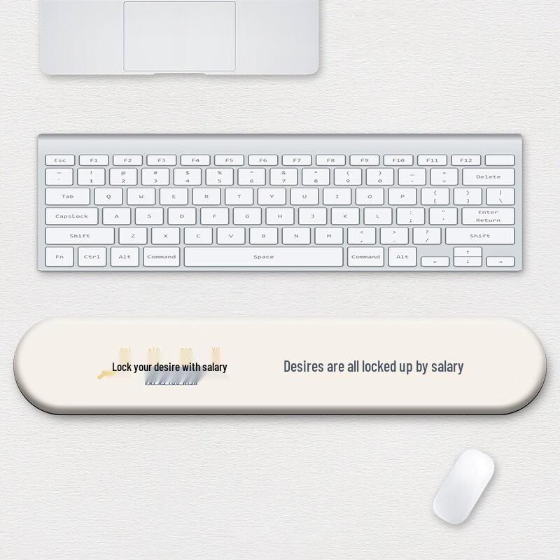 Cartoon Office Wrist Rest Mouse & Keyboard Pad Set