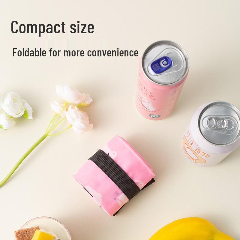 Large Capacity Foldable Non-woven Shopping Tote - Single Shoulder, Portable, Thickened for Groceries or Travel