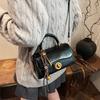 Ielgy Autumn Winter Portable Commuter Bag Trendy Retro Small Square Bag All-Match Multifunctional One-Shoulder Messenger