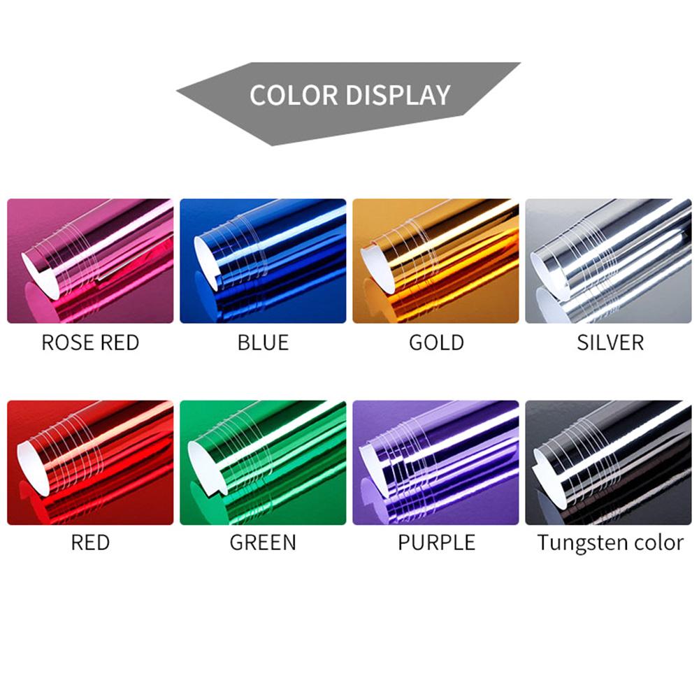 Stretchable Mirror   Film Foil Car Sticker   Wrapping Sheet Decal Protective Car Styling Accessories