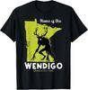 Wendigo Inspired Minnesota State Cryptid Graphic T-Shirt