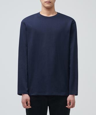 Basic Long Sleeve T-Shirt [Navy]