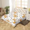 Cute Corgi Children'S Duvet Cover Puppy Bedding Set Kawaii Pet Animal Three-Piece Set