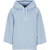 Polo Ss23 Solid Color Logo Embroidered Hoodie Women Hoodies Light-Blue 211892615-001