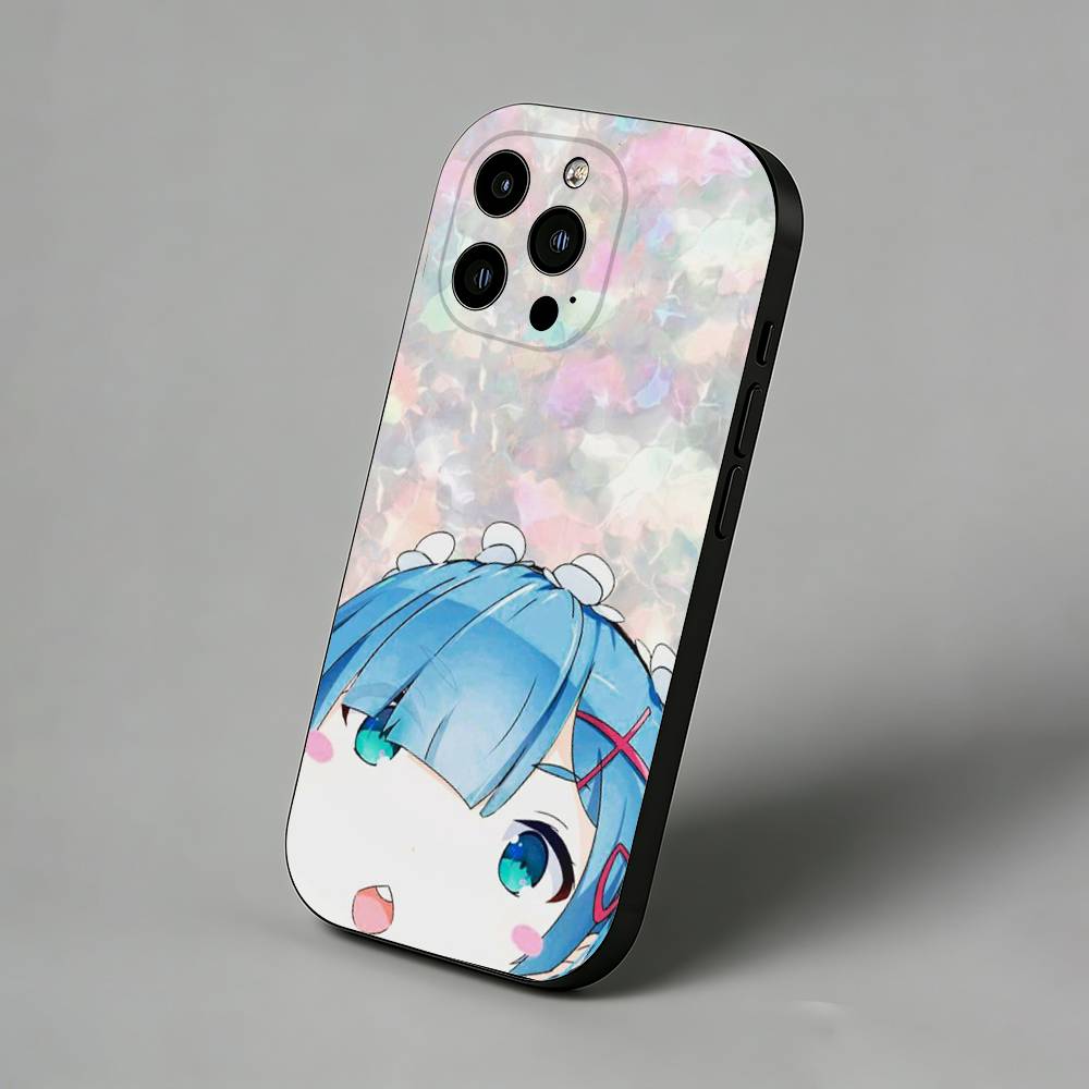 Rem R-Re Anime Z-Zero iPhone Case For 17 Air 16 Pro Max 16e 15 Plus 14 13 12 11 Back Protector Cover