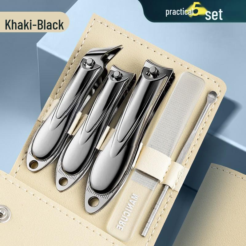 Luxury Home Nail Kit: Clippers, Scissors, Ear Spoon, Foot Care Knife, Paronychia Specialist