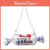 White Big Rabbit Milk Candy Print Bag Shoulder Cartoon Canvas Bag Bag Crossbody