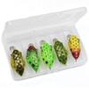 Cross-border Artificial Soft Bait Stainless Steel Double Hook Frog Lure 55cm 12g for Perch Multi-Fishing Technique