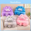 Coussin de siège pour bébé avec housse en peluche courte pour l'aide à l'assise