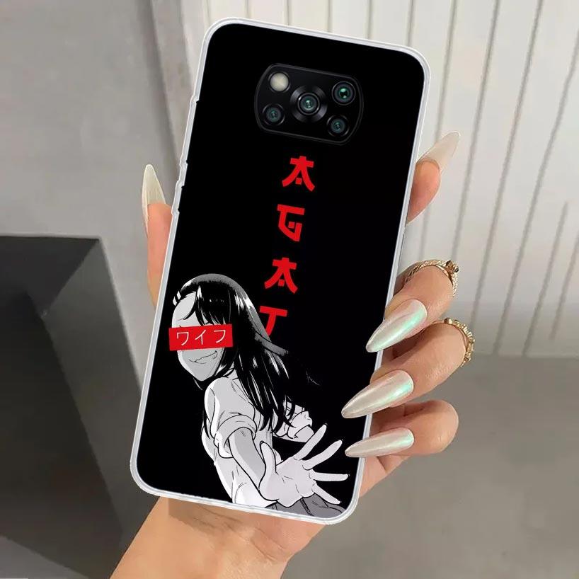 Nagatoro San Anime Aesthetic Phone Case for Xiaomi Poco X7 X6 X5 X4 X3 Nfc F6 F5 F4 GT F3 F2 Pro F1 M5S M4 M3 5G Soft Funda Prin
