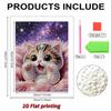DIY Cute Little Cat Pearl Art Painting for Adults/Beginners Gift Home Decor Pearl Gem Paintings Picture Arts Craft 30x40cm Without Frame