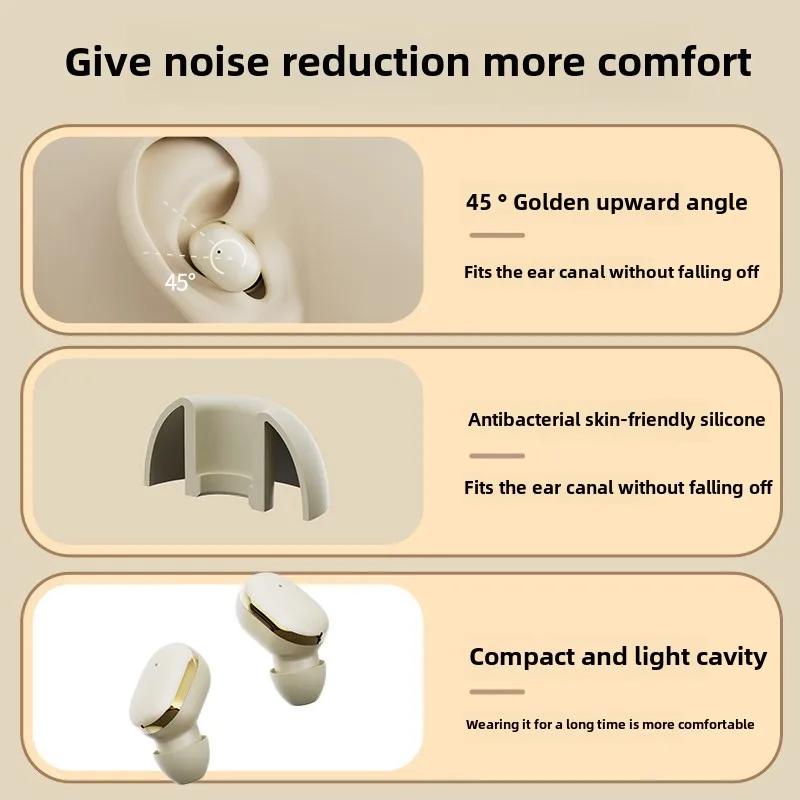 Xiaomi Q31 Wireless Bluetooth Headset Transparent ENC Headphones LED Power Digital Display Stereo Sound Earphones for Sports Working