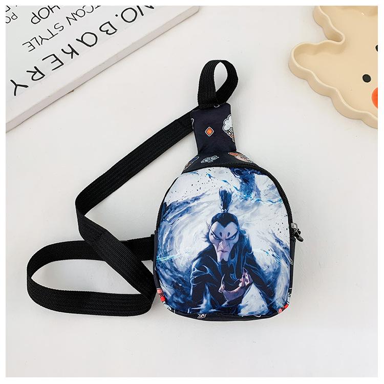 School Bag New Bag Boys and Girls Fashion Cartoon Change Bag Messenger Bag Casual Small Backpack Breast Bag