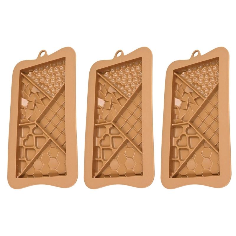 Silicone Baking Molds Cocoa Pods/Heart/Puzzle Chocolate Molds Food Safe Baking Equipment For Kitchen Accessories