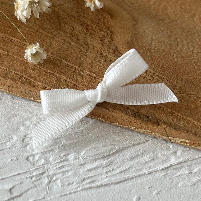 2.5cm Wide Handmade Ribbon Bow Knot for DIY Clothing & Hair Accessories, Card Holders, and Decorations