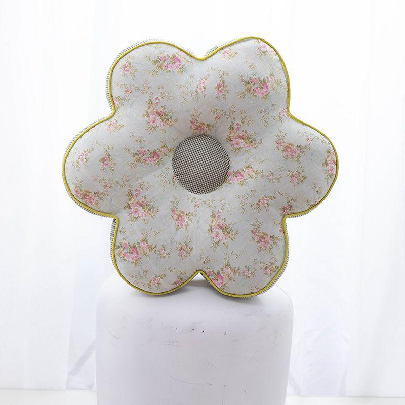 Korejský polštářek s květinami švestky: Celobavlníkový polštářek na zdřímnutí do kanceláře a ložnice