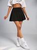 Women's High-Waisted Pleated Tennis Skirt with Pockets - Anti-Exposure Sports Skirt for Yoga, Running, and Fitness