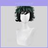 Peruca Curta de Cosplay de Alta Qualidade do Anime My Hero Academia Deku Izuku Midoriya em Verde com Preto