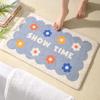 Bathroom Floor Mat Toilet Door Toilet Absorbent Foot Mat Non-slip Bedroom Bed Rug Entry Mat