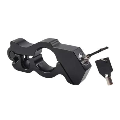NASSIA Motorrad Bremsenschloss Lenkradschloss Diebstahlschutz Universell Scheibe (Schwarz)