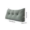 Triangular Wedge Headboard Pillow with Side Pockets Positioning Support Ergo-Triangle Headrest Lumbar Support Bed Backrest
