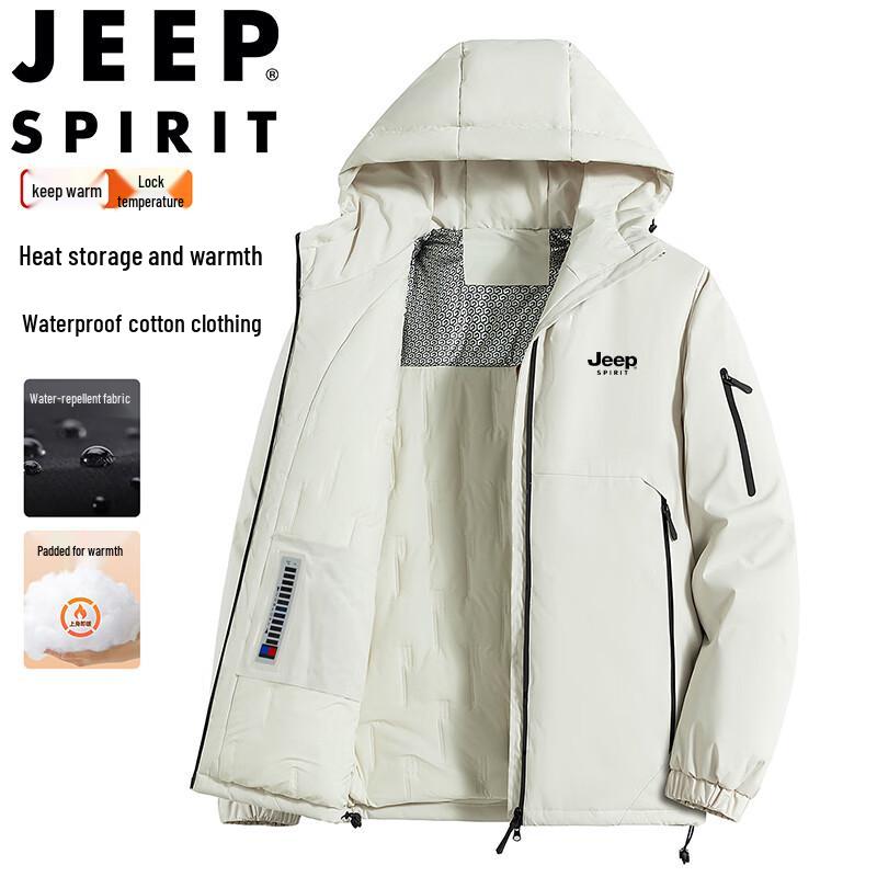 JEEP SPIRIT Men's Winter Hooded Puffer Jacket