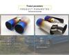 BMW X1 Titanium Black Dual Exhaust Tailpipe Set