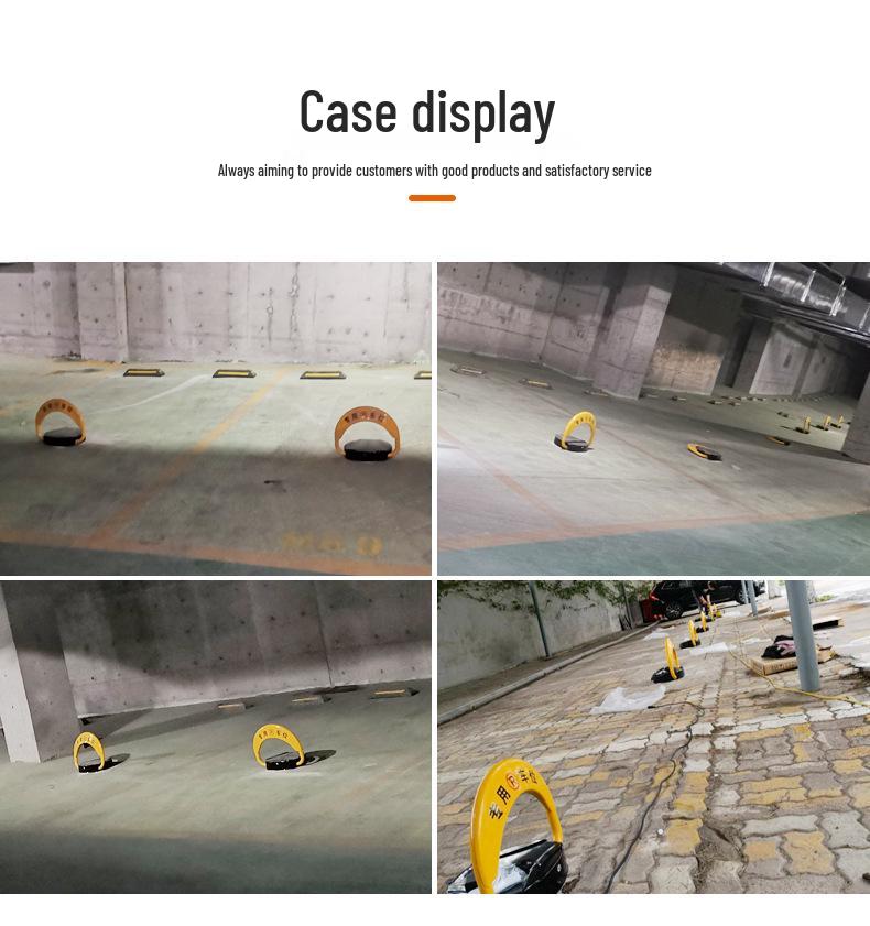 Smart Bluetooth Car Parking Space Lock Type D with Remote Control