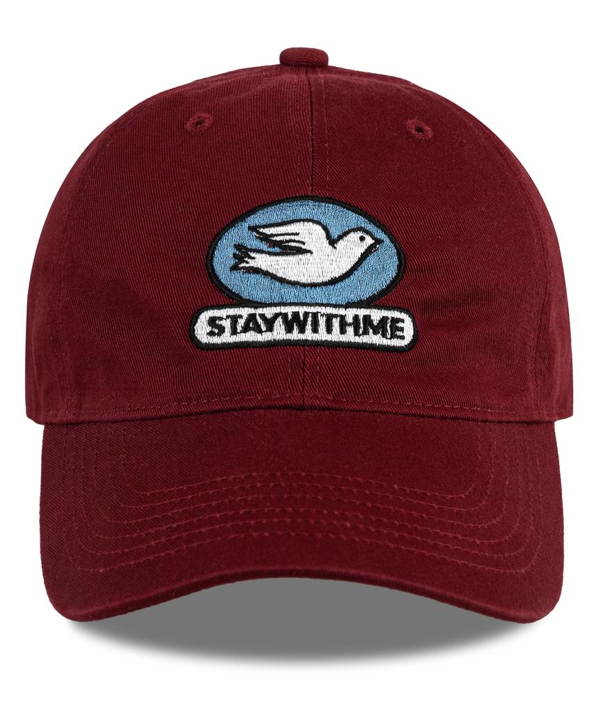 Wig Stay With Me Washed Ball Cap - Burgundy