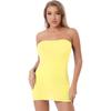 Sexy Women Sheer Mesh Bodycon Mini Dress See-through Lingerie Dress Nightwear Bodysuit