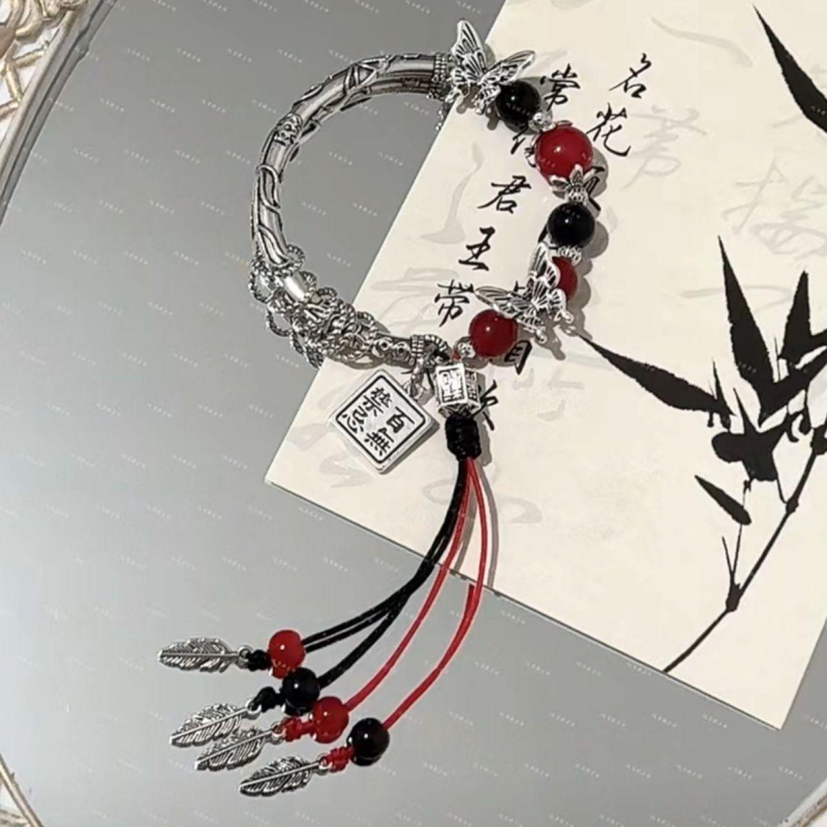 New Chinese Style Antique Style Niche Derivative Bracelet Red without taboos