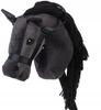 Horse Head On a Stick Sound Plush Hobby Horse Pony Black