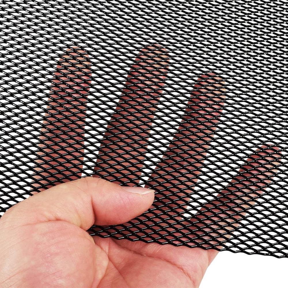 100*33cm General Car Grille Mesh Aluminum Alloy Automotive Grille Insert Bumper Deformable Medium Mesh Car Aluminum Mesh
