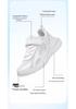Boys' Non-slip Mesh Running Shoes - Soft Sole, White, for Spring & Autumn School Sports.