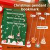 Christmas Metal Pendants, Bookmarks, Cute Christmas Pendants for Students, Book Holders, Christmas Stationery Small Gifts