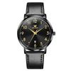 OLEVS Men's Business Casual Watch Roman Numeral Dial Waterproof Luminous Quartz Date Analog